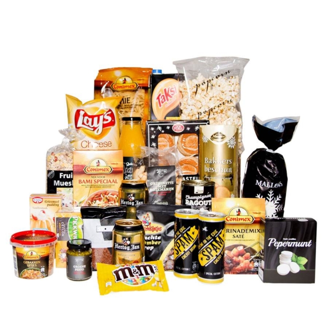 Kerstpakket Black and Yellow