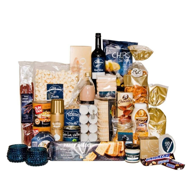 Kerstpakket Blauw goud