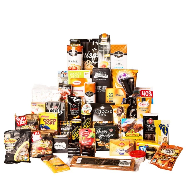Kerstpakket Bomvol met lekkers
