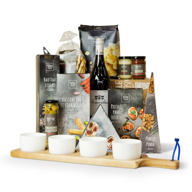 Kerstpakket Borrel er op los