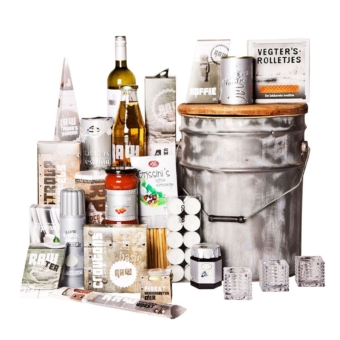 Kerstpakket Bucket sfeer Kerstpakket Bucket sfeer