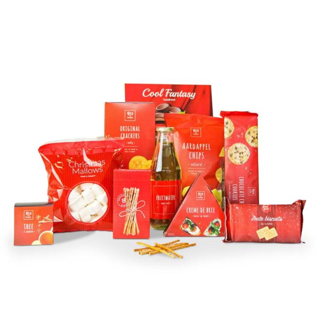 Kerstpakket Fun met rood