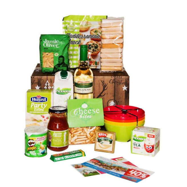 Kerstpakket Gekleurde lekkernijen