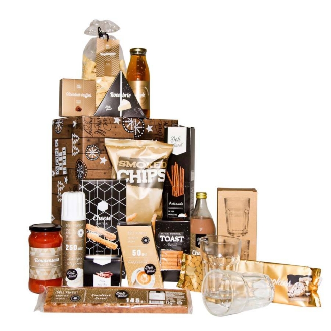 Kerstpakket Glanzende glazen