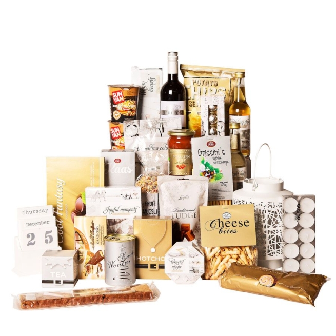 Kerstpakket Gloeiend goud