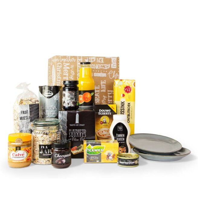 Kerstpakket Goed begin is het halve werk