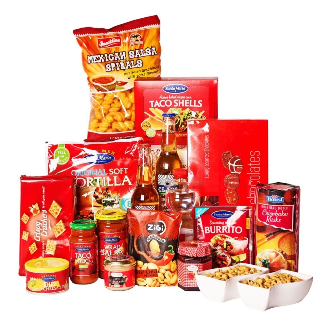 Kerstpakket Golvende schalenset