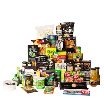 Kerstpakket Groen en zwarte weelde Kerstpakket Groen en zwarte weelde