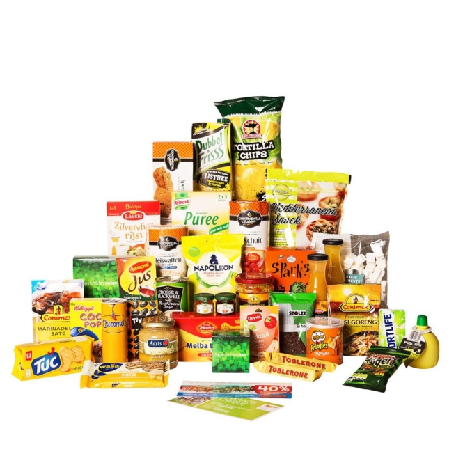 Kerstpakket Groen geel genot