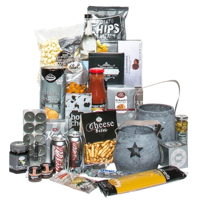 Kerstpakket In zilveren sferen