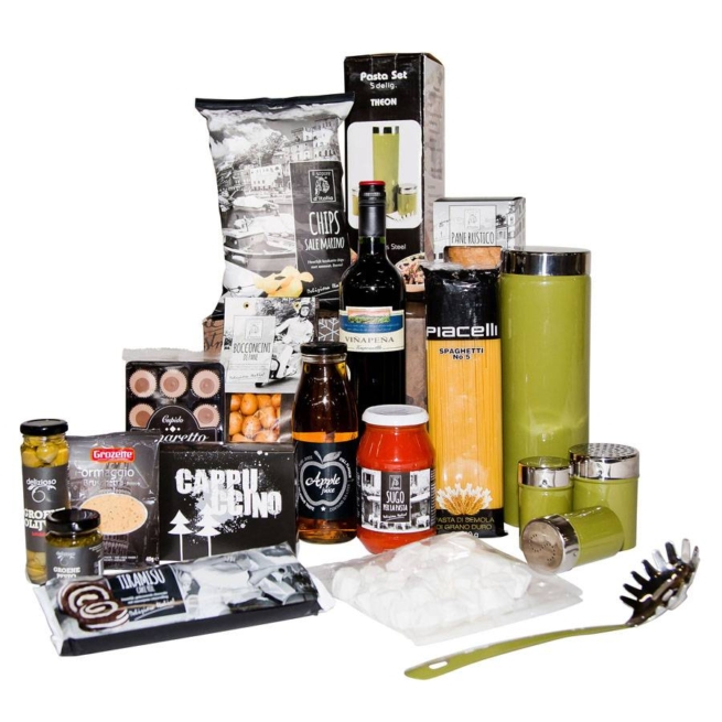 Kerstpakket Italiaanse gerechten