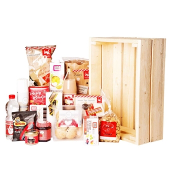 Kerstpakket Kistje met verwenpakket Kerstpakket Kistje met verwenpakket