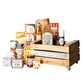 Kerstpakket Krat vol nostalgie Kerstpakket Krat vol nostalgie