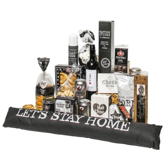 Kerstpakket Laten we thuis blijven!