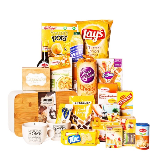 Kerstpakket Let's stay home with christmas