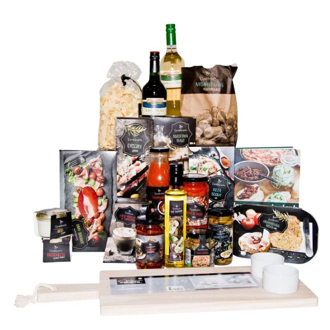 Kerstpakket Luxe geserveerd