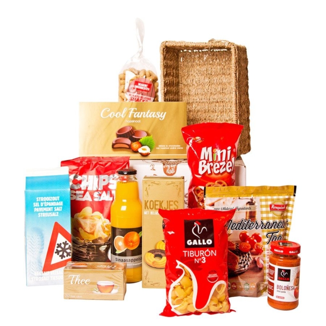 Kerstpakket Mandje Guilty Pleasure