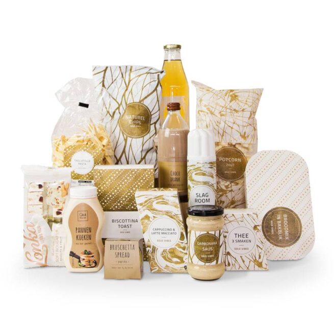 Kerstpakket Met een gouden randje