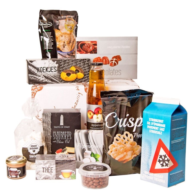 Kerstpakket Pas op: glad!