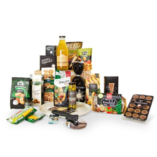 Kerstpakket Pizza party