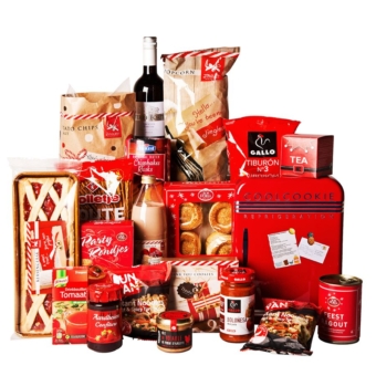 Kerstpakket Retro blik Kerstpakket Retro blik