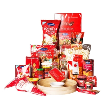 Kerstpakket Rode dip Kerstpakket Rode dip