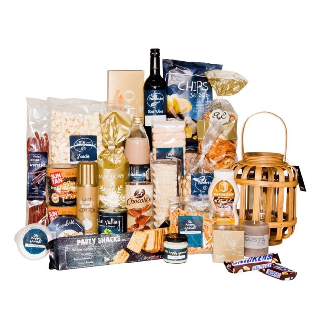 Kerstpakket Sfeervol blauw en goud