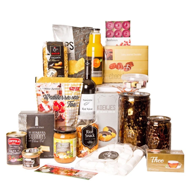 Kerstpakket silver meets gold