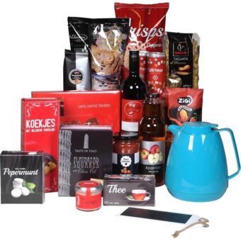 Kerstpakket Stijlvol rood zwart Kerstpakket Stijlvol rood zwart