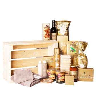 Kerstpakket Vurenhoutenkist Kerstpakket Vurenhoutenkist