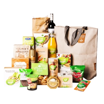 Kerstpakket Washed paperbag Kerstpakket Washed paperbag