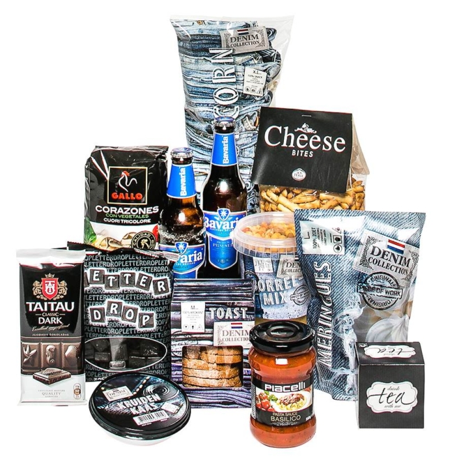 Kerstpakket Wauw, spijker blauw