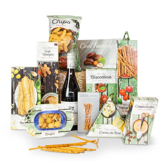 Kerstpakket We love food