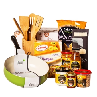 Kerstpakket Werelds wokken