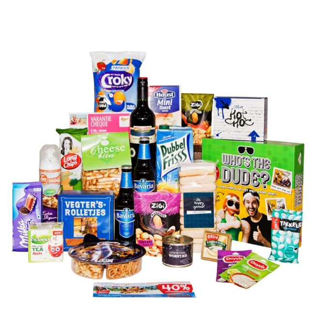 Kerstpakket Who is the dude