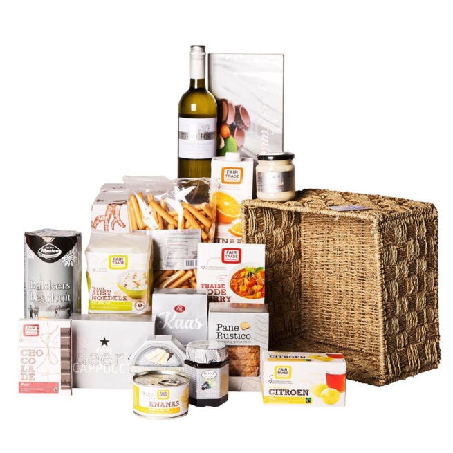 Kerstpakket Zeegrasmand