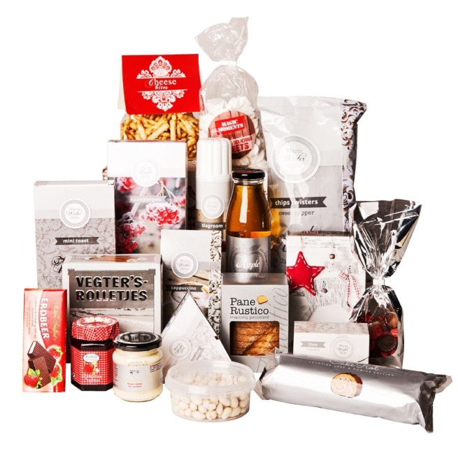 Kerstpakket Zilver rode verleiding