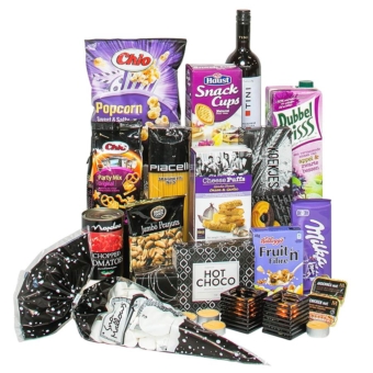 Kerstpakket Zwart en paarse pracht