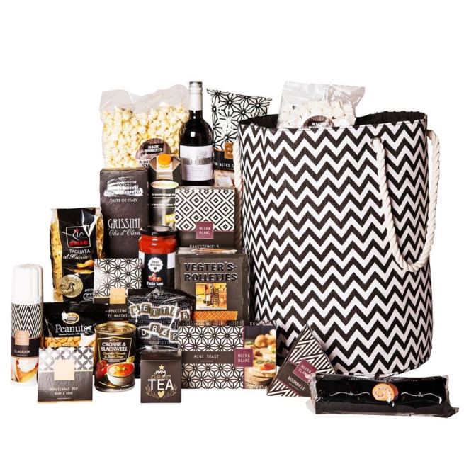 Kerstpakket Zwart wit