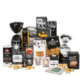 Kerstpakket Zwart/wit bij Kaarslicht
