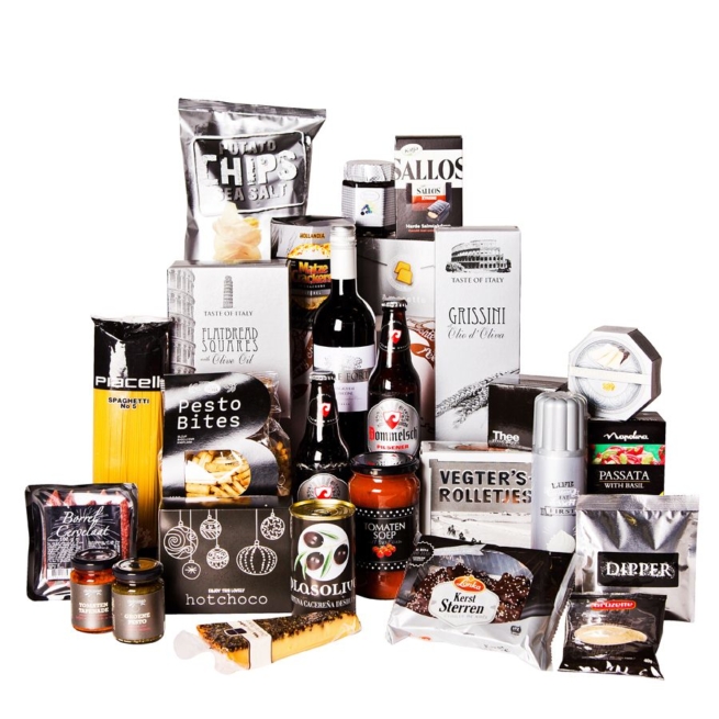 Kerstpakket Zwarte overdaad