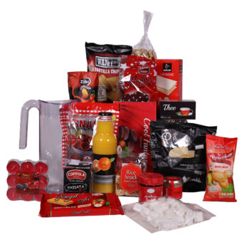Kerstpakket Vol met rood Kerstpakket Vol met rood