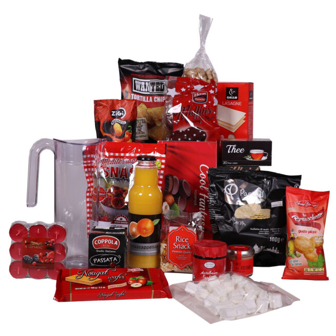 Kerstpakket Vol met rood