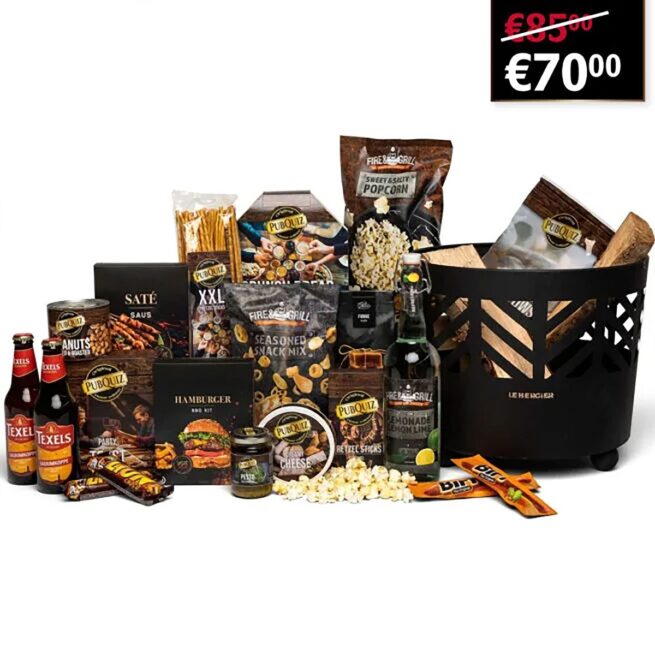 Kerstpakket Start the fire