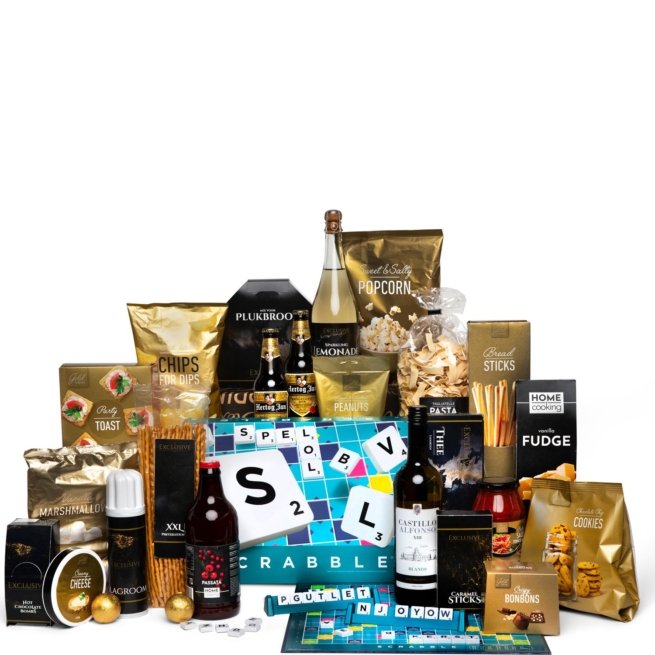 Kerstpakket Scrabble