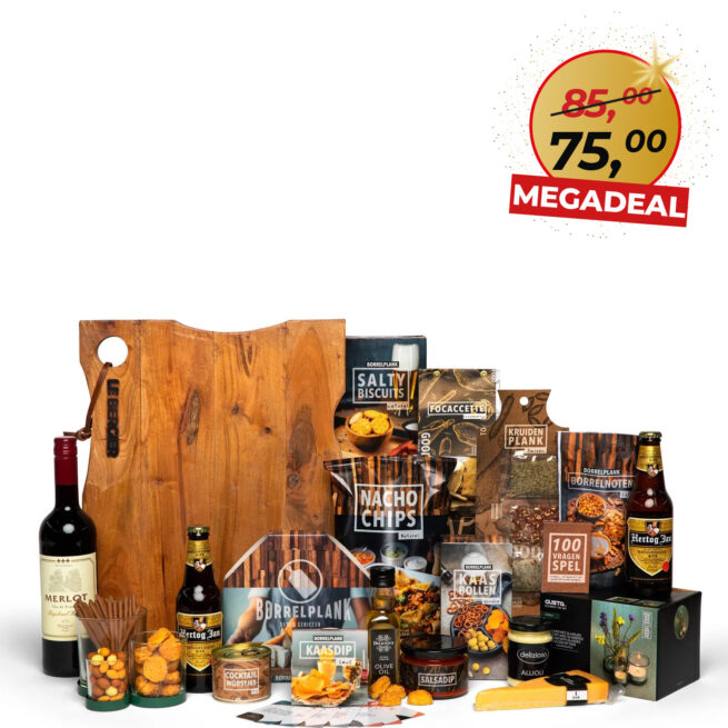 Kerstpakket Borrelplank