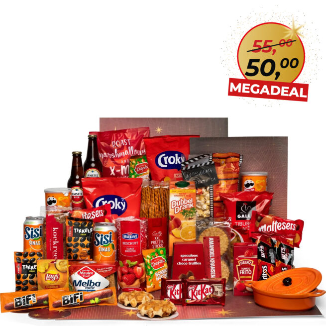 Kerstpakket Smikkelen & smullen