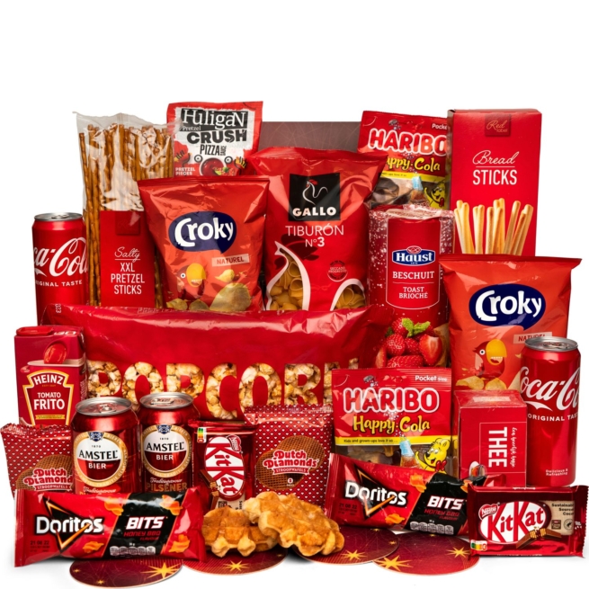 Kerstpakket Stralend rood