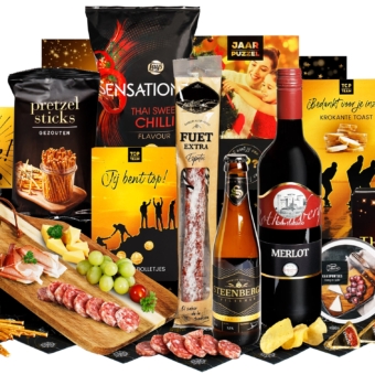 Kerstpakket Wijn en spijs