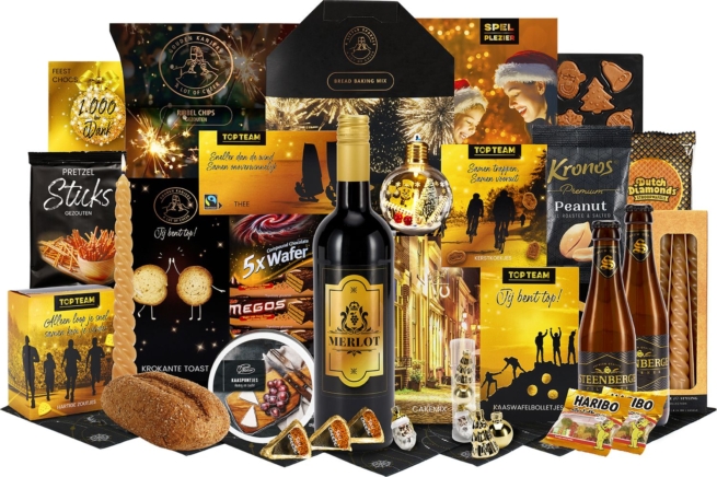 Kerstpakket Gouden topper